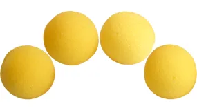 1.5 inch Regular Sponge Balls (Yellow) Pack of 4 from Magic