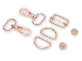 1.5" Level 4 Basics Hardware Kit Rose Gold