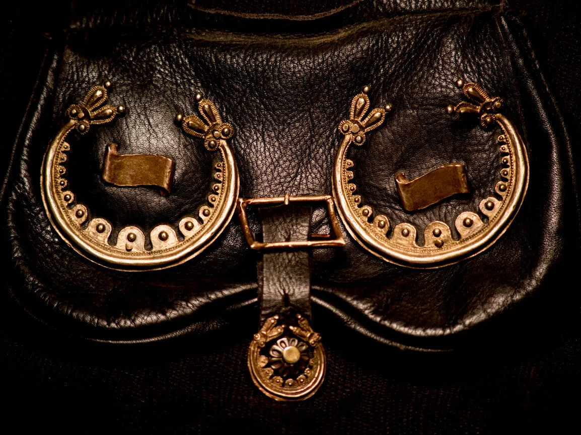 16th Century HALF MOON Pouch Fittings - EL12