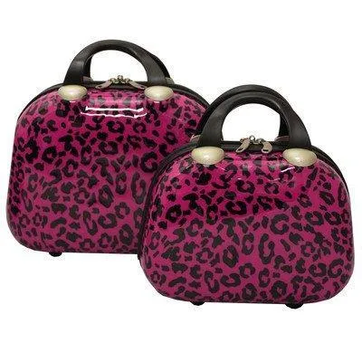 2-Piece Cosmetic Case Set Color: Pink