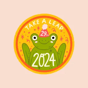 2024 Take a Leap Large Vinyl Sticker