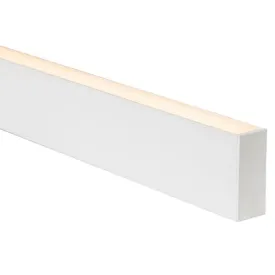 38mm x 90mm White Deep Square Aluminium LED Profile Havit Lighting - HV9693-3890-WHT