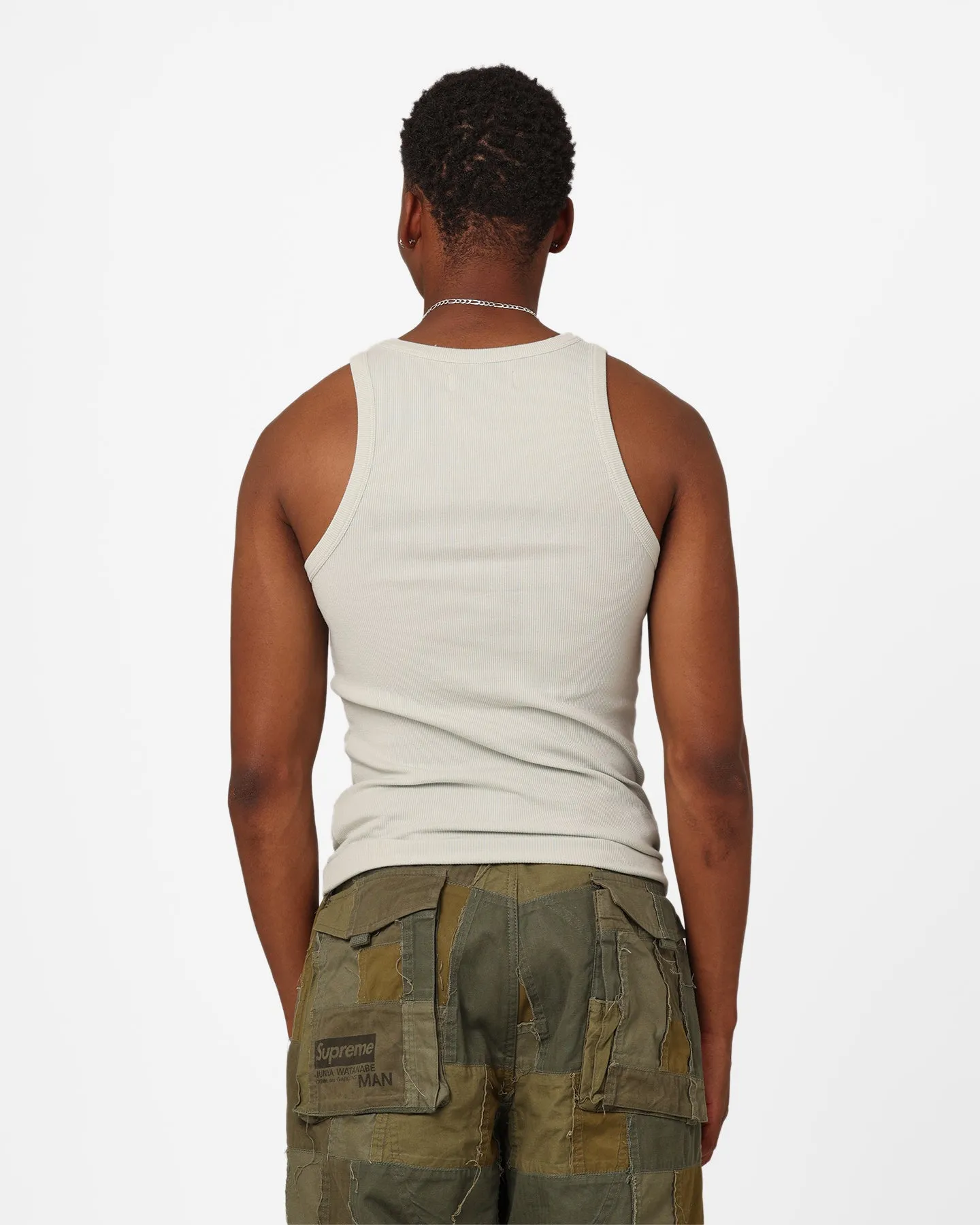 404 Ribbed Singlet Sage