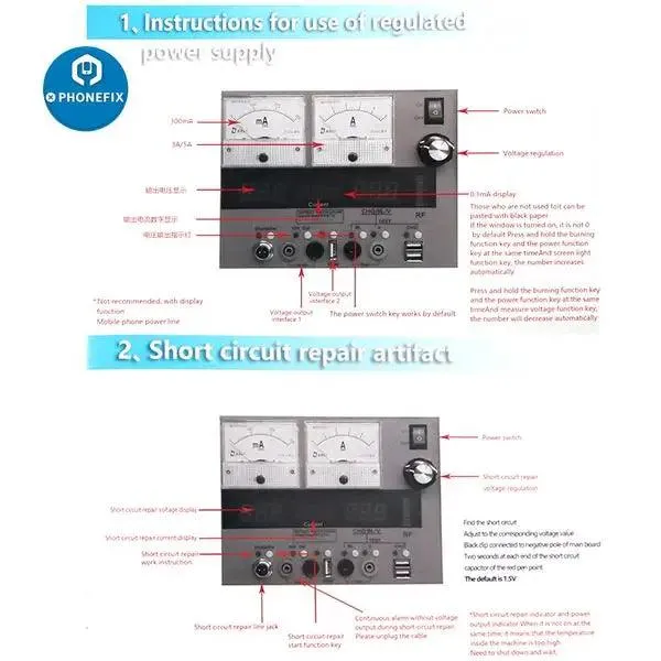 8 in 1 Regulated DC Power Supply Multi-Purpose Tool For Phone Repair