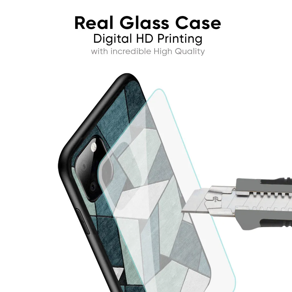 Abstact Tiles Glass Case for iPhone 13 mini