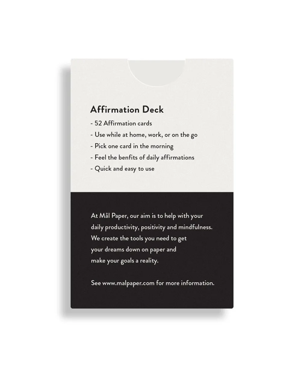 Affirmation Card Deck