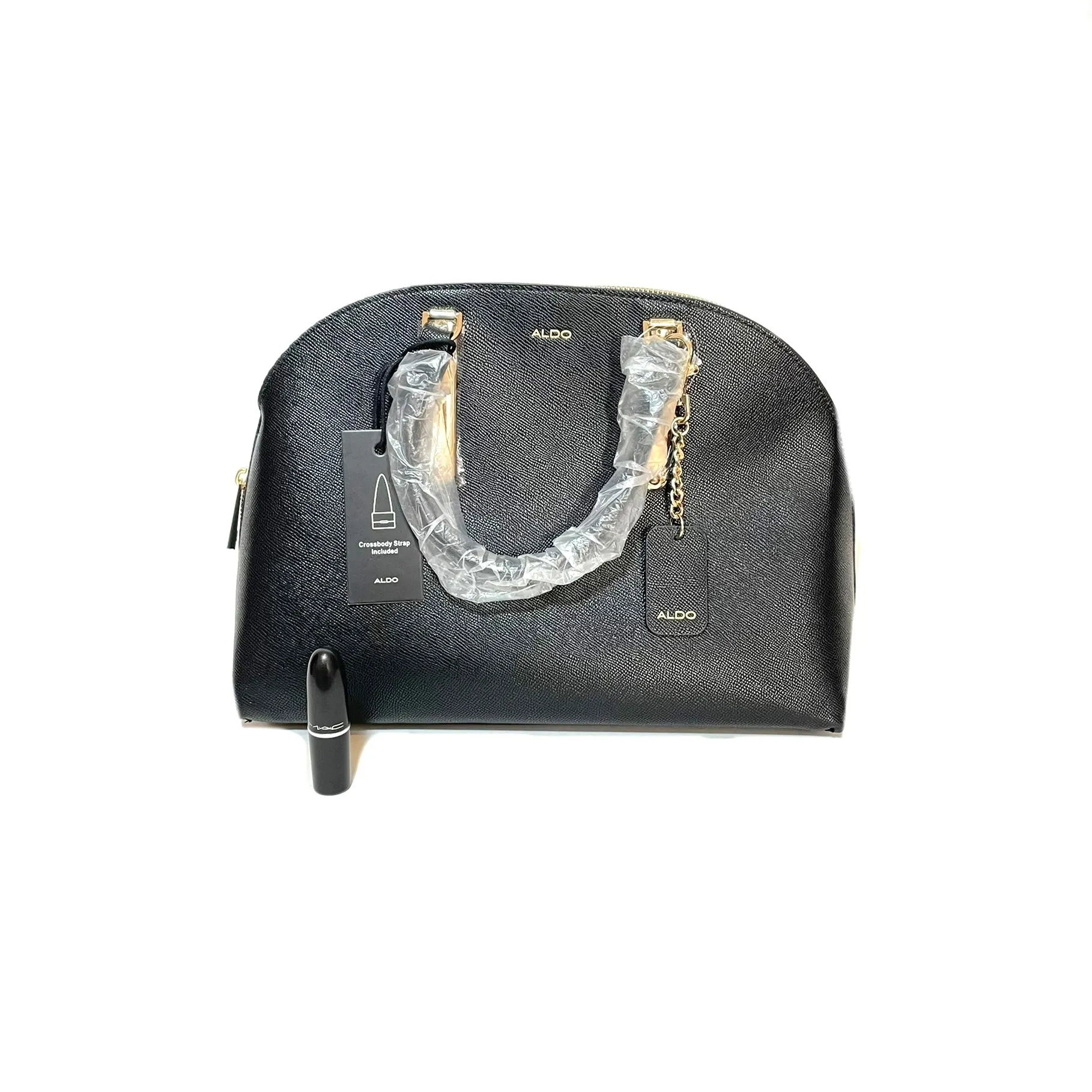 ALDO Black 'GWILDE' Dome Satchel | Brand New |