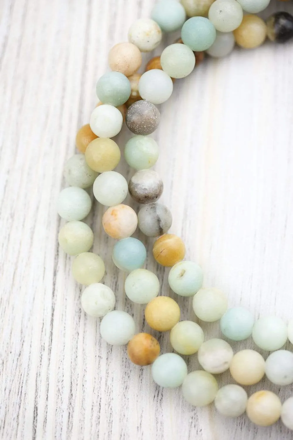 Amazonite Tranquility Mala & Bracelet Set