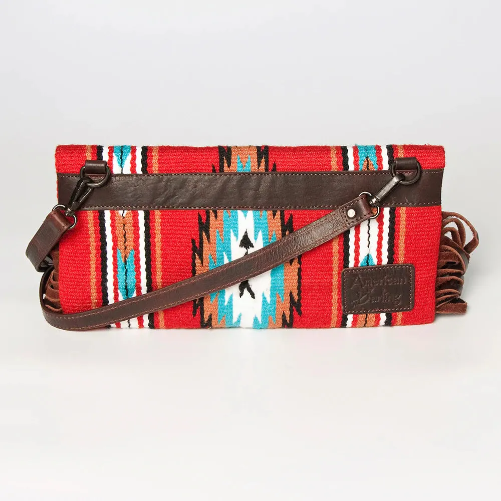 American Darling Red Blanket Clutch