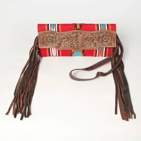 American Darling Red Blanket Clutch