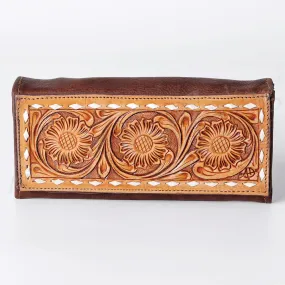 American Darling Tooled Buckstitched Clutch