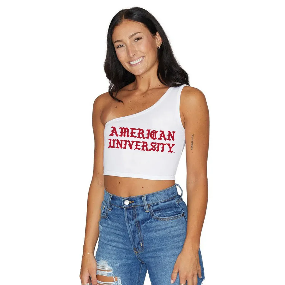 American University One Shoulder Top