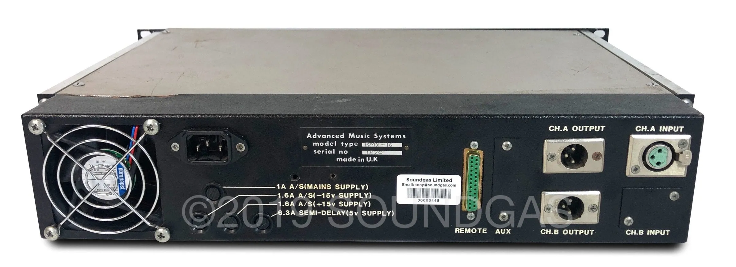 AMS RMX-16 Digital Reverberation System