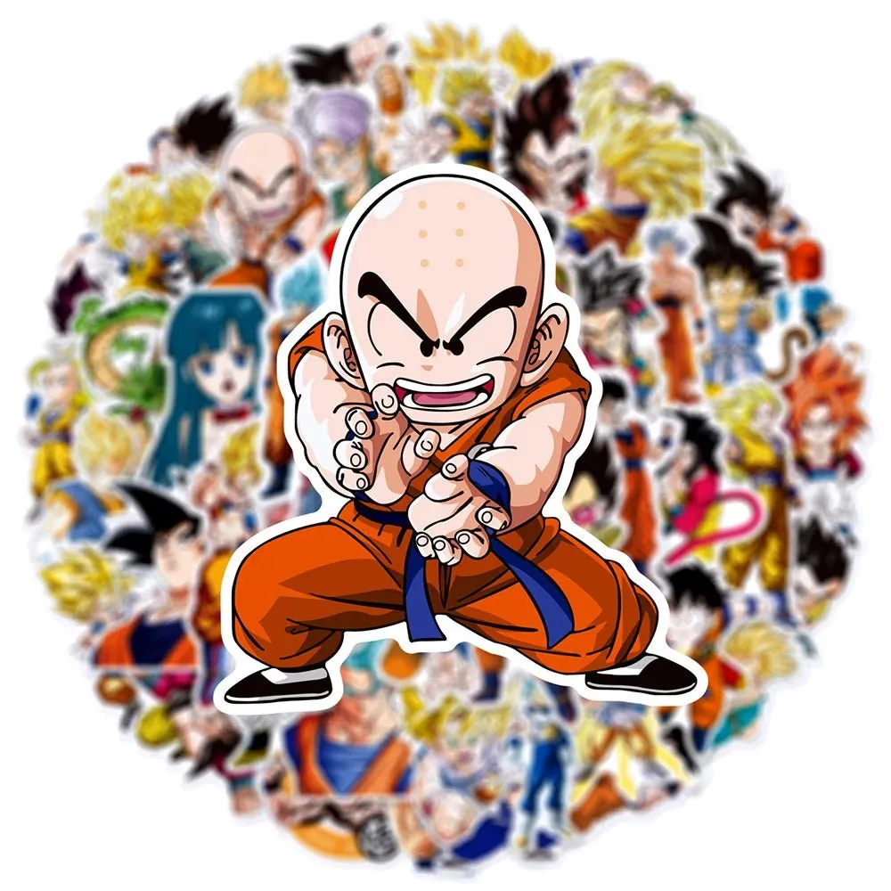 Anime Son Goku Dragon Ball Stickers: Super Saiyan Coolness