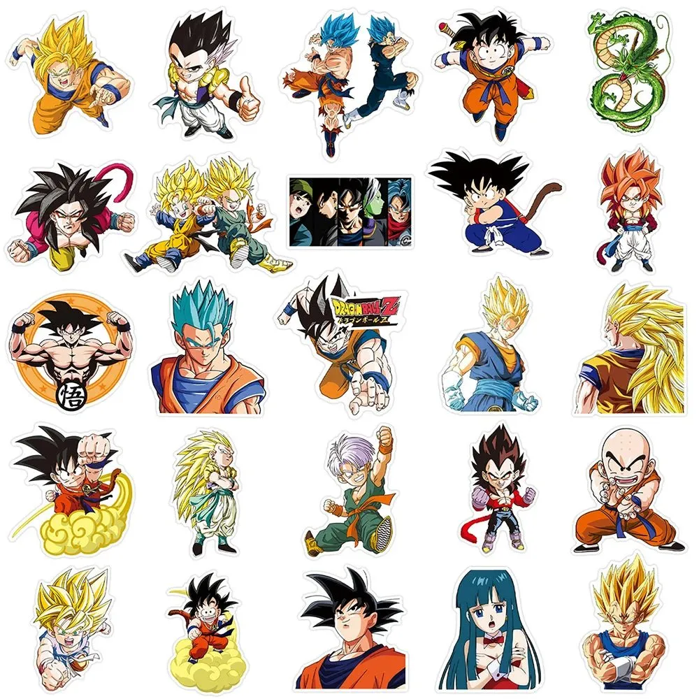 Anime Son Goku Dragon Ball Stickers: Super Saiyan Coolness