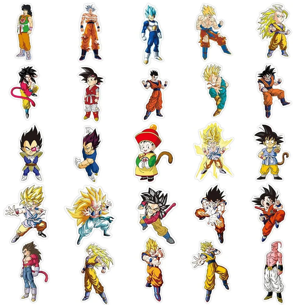 Anime Son Goku Dragon Ball Stickers: Super Saiyan Coolness