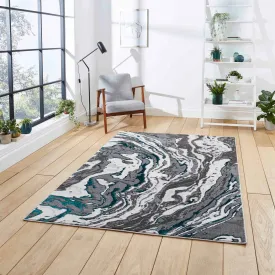 Apollo GR584 Grey/Green Rug