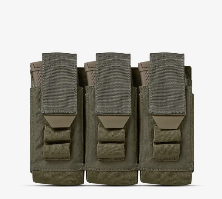 AR500 Armor Multi-Caliber Rifle Magazine Triple Pouch