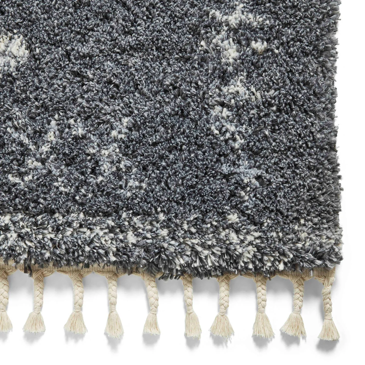 Aspen 1537 Grey Shaggy Rug