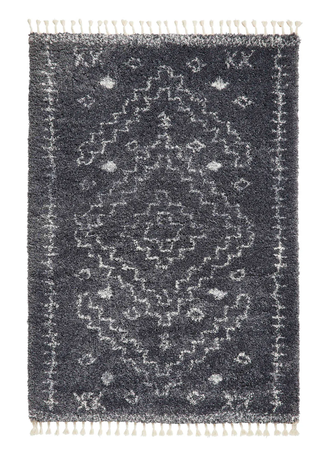 Aspen 1537 Grey Shaggy Rug