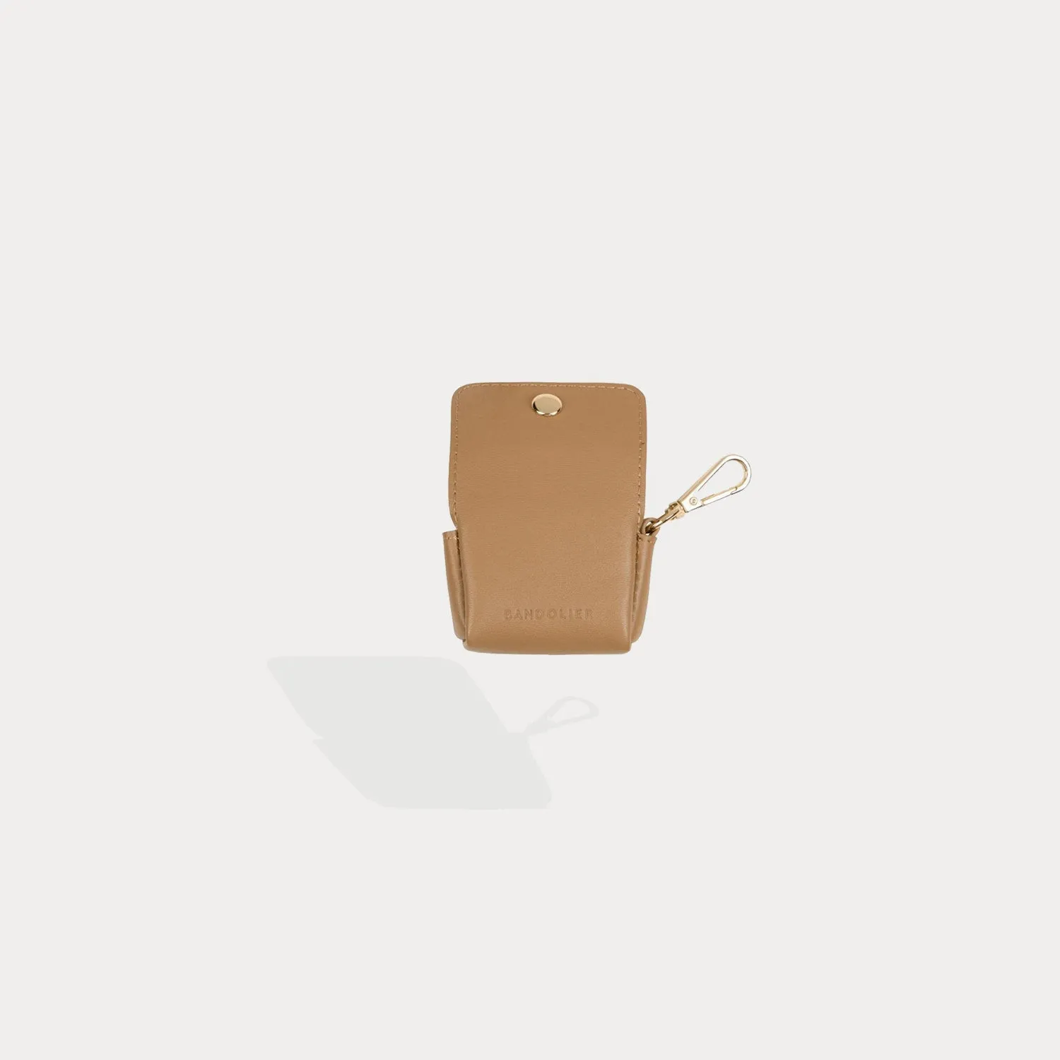 Avery AirPods Clip-On Pouch - Tan/Gold