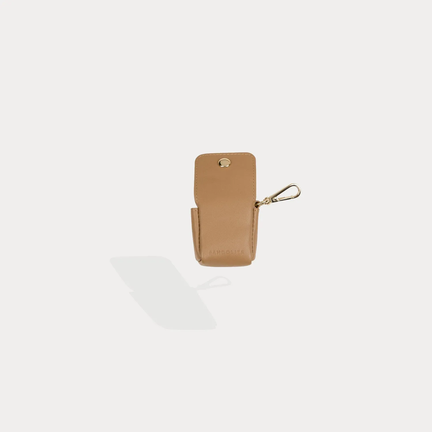 Avery AirPods Clip-On Pouch - Tan/Gold