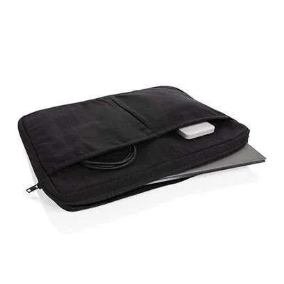 AWARE™ recycled cotton 15.6 inch laptop sleeve