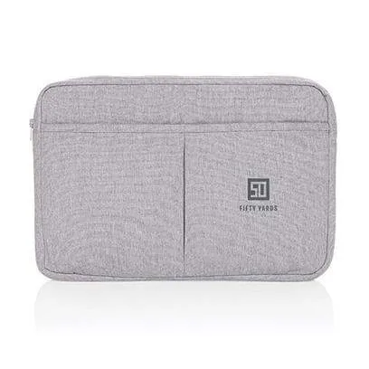 AWARE™ recycled cotton 15.6 inch laptop sleeve