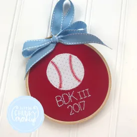 Baseball Ornament