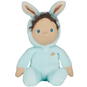 Basil Bunny Dinky Dinkum Fluffle Family Doll in Misty Blue by Olli Ella