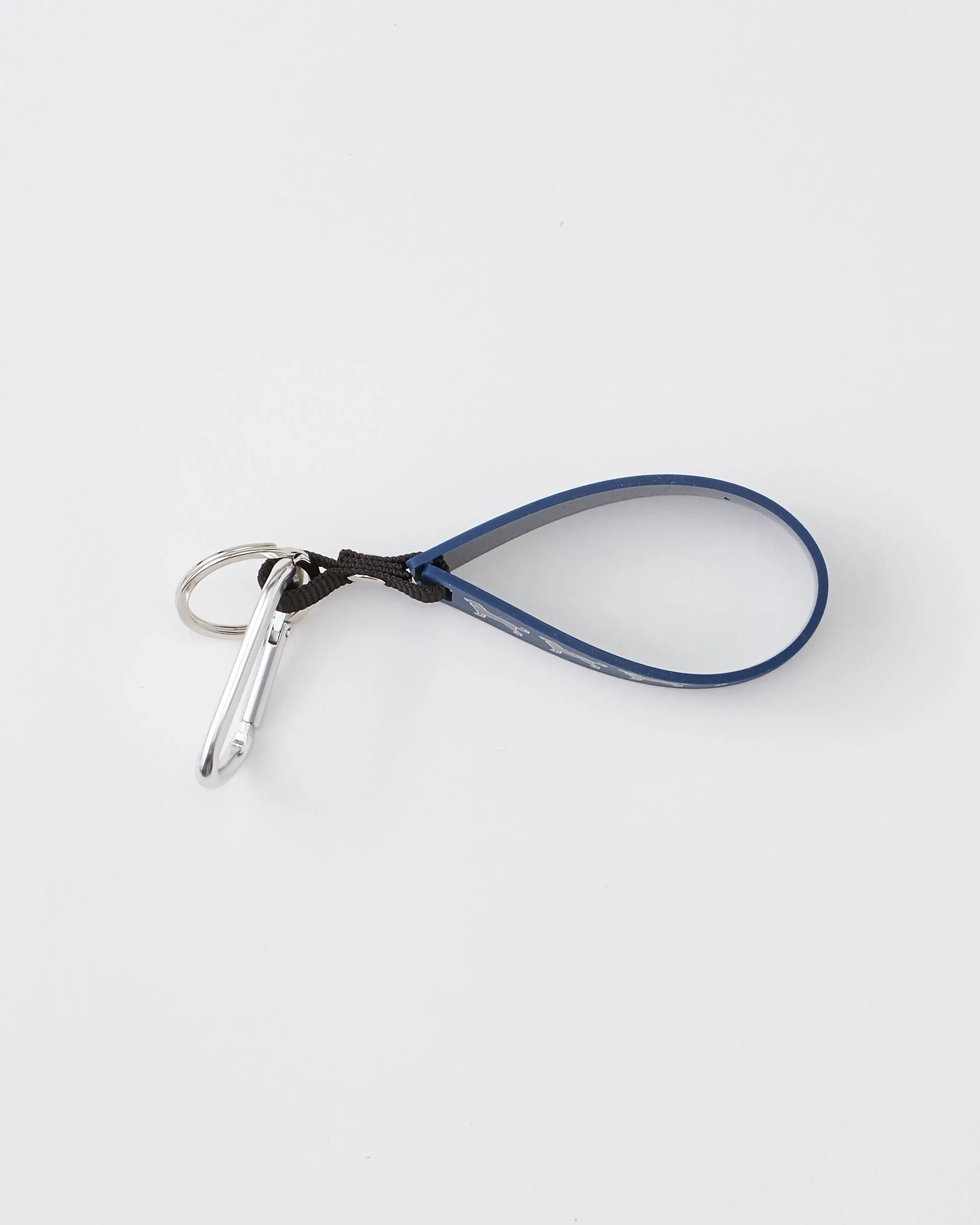 Black Dog Silicone Key Chain