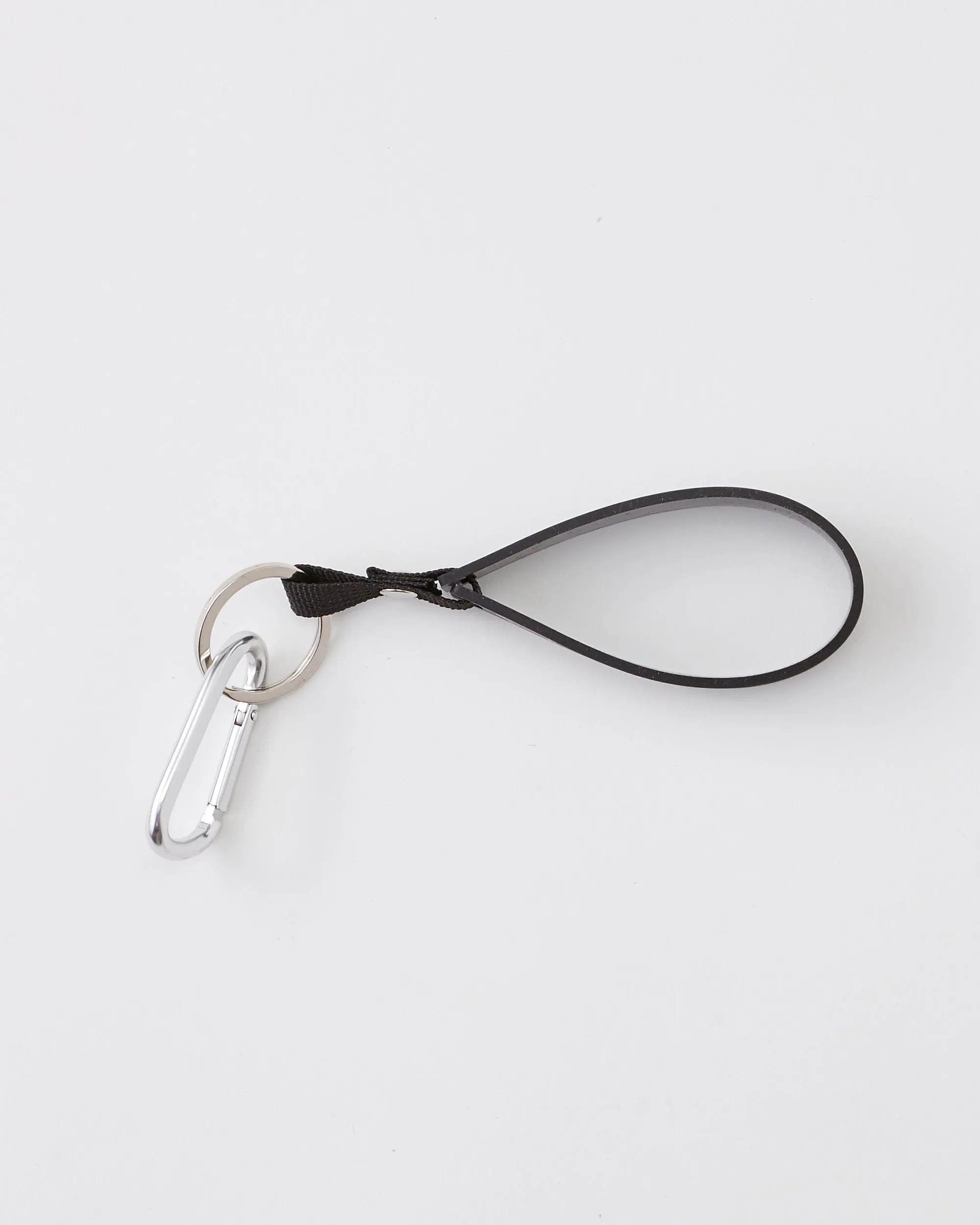 Black Dog Silicone Key Chain