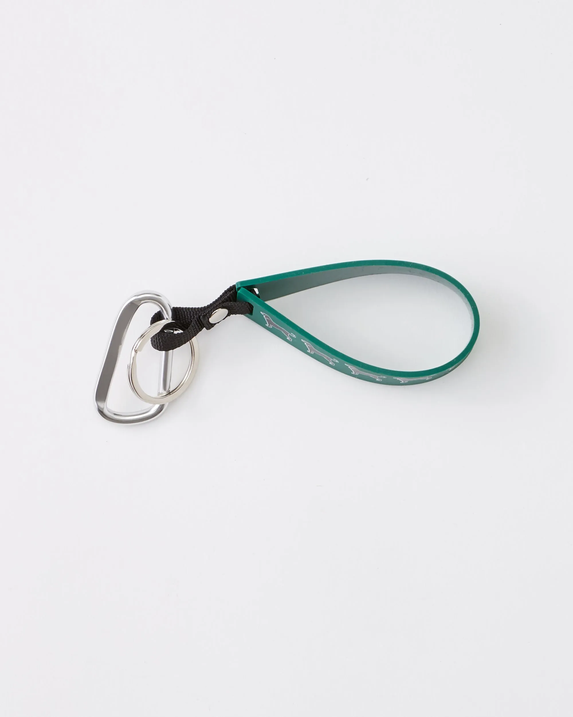 Black Dog Silicone Key Chain