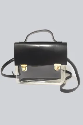 Black Transparent Mini Satchel