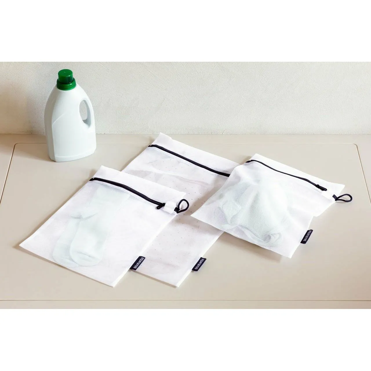 Brabantia Clothes Wash Bag Pack of 3 - White | 149221