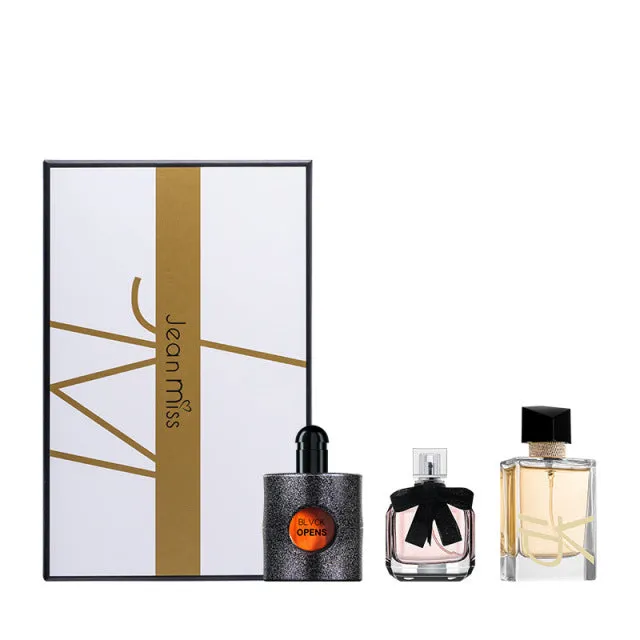 Brand Set  Perfume Women High Quality Eau De Parfum Natural Floral and Fruity Notes Long-lasting Freshness Spray for Ladies