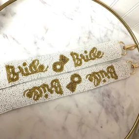 BRIDE BEADED BAG STRAP