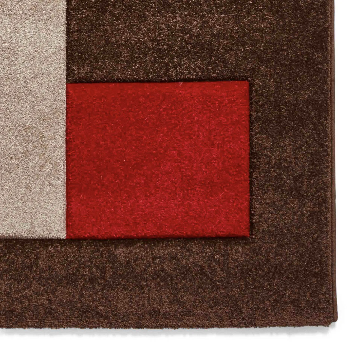 Brooklyn BRK04 Brown/Red Rug