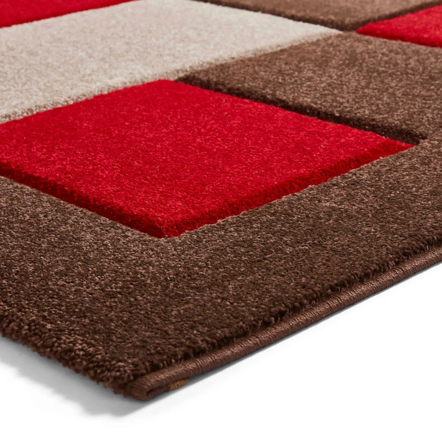 Brooklyn BRK04 Brown/Red Rug