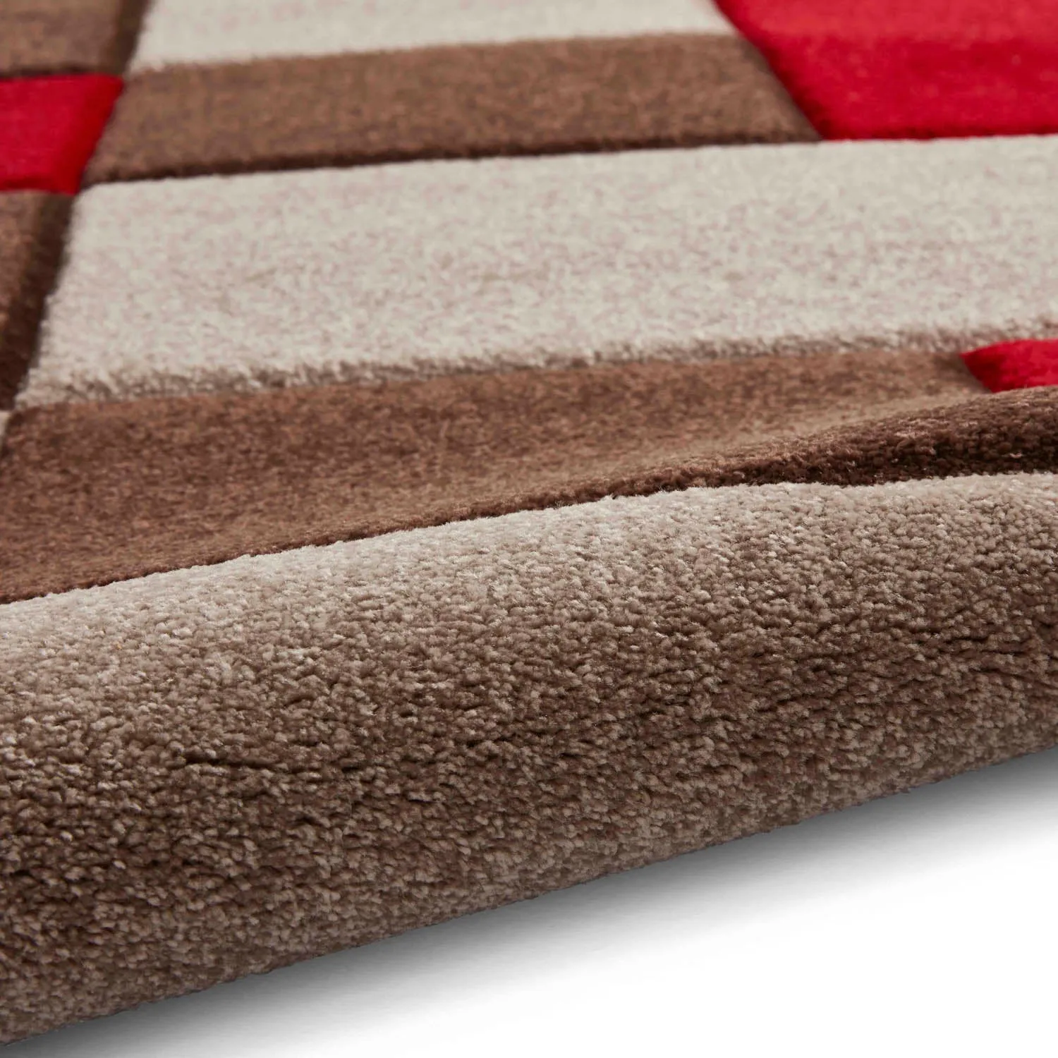 Brooklyn BRK04 Brown/Red Rug