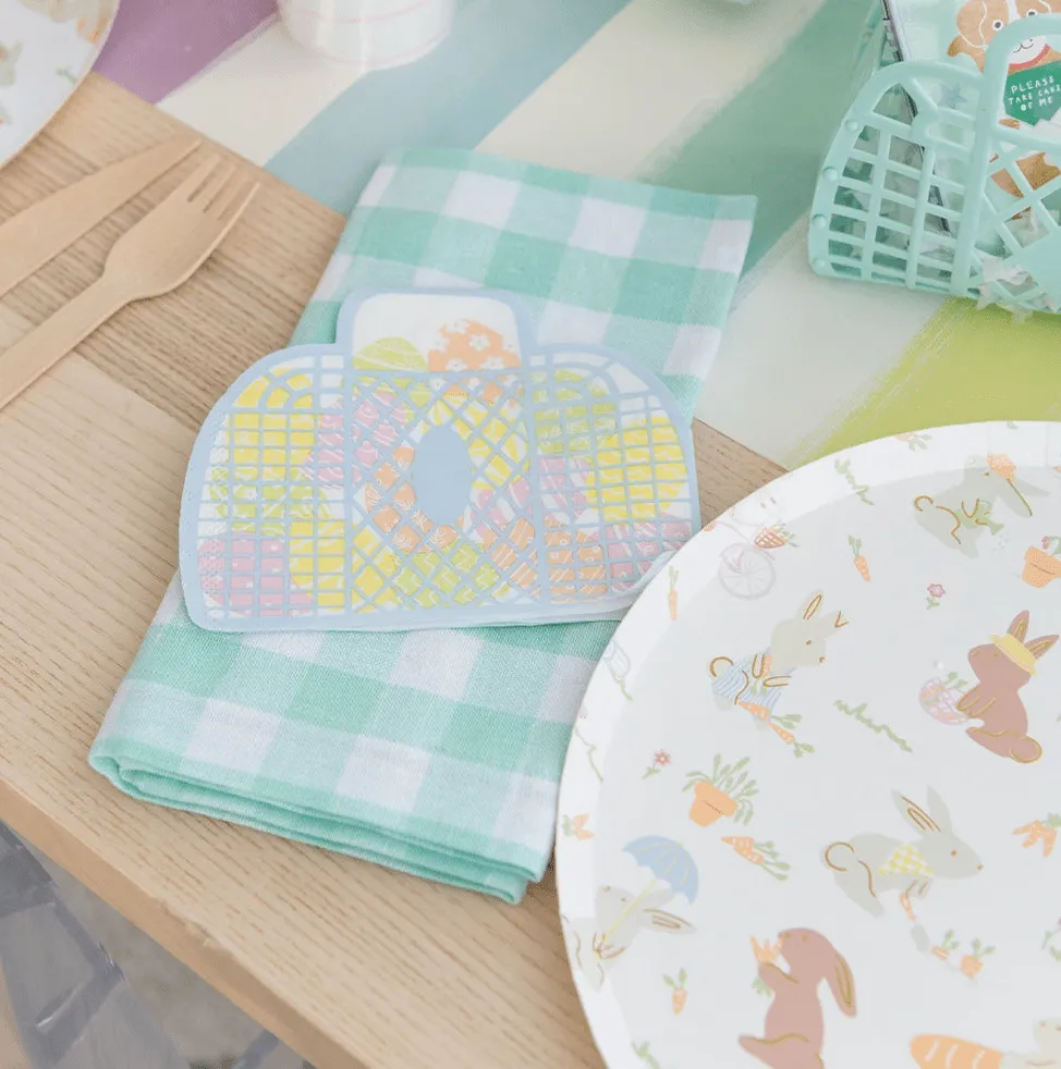 Bunnies Jelly Basket Napkins