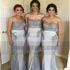 Charming Bridesmaid Dress, Mermaid Lace Bridesmaid Dresses, Sexy Wedding Party Gown, TYP0752