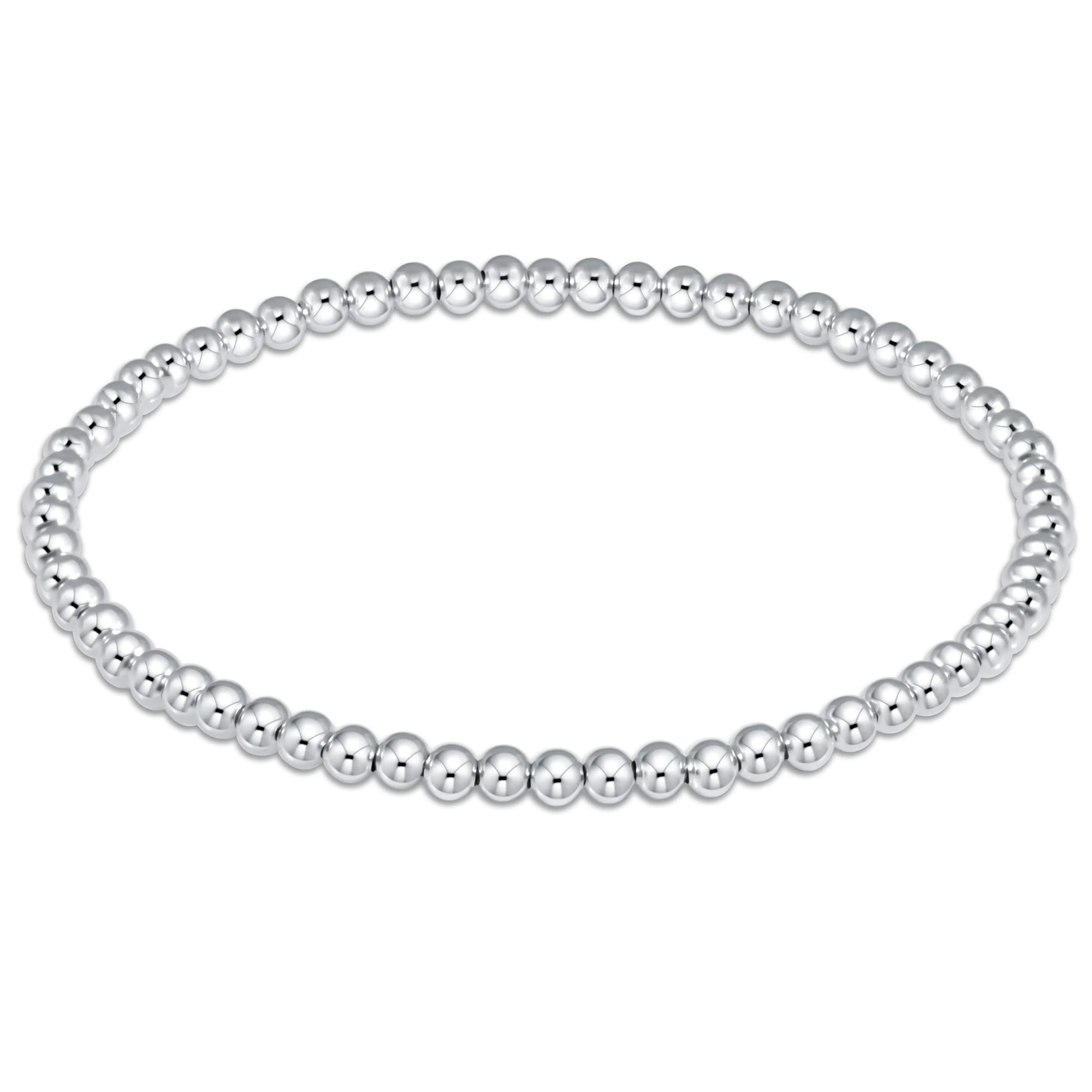 Classic Sterling 3mm Bead Bracelet