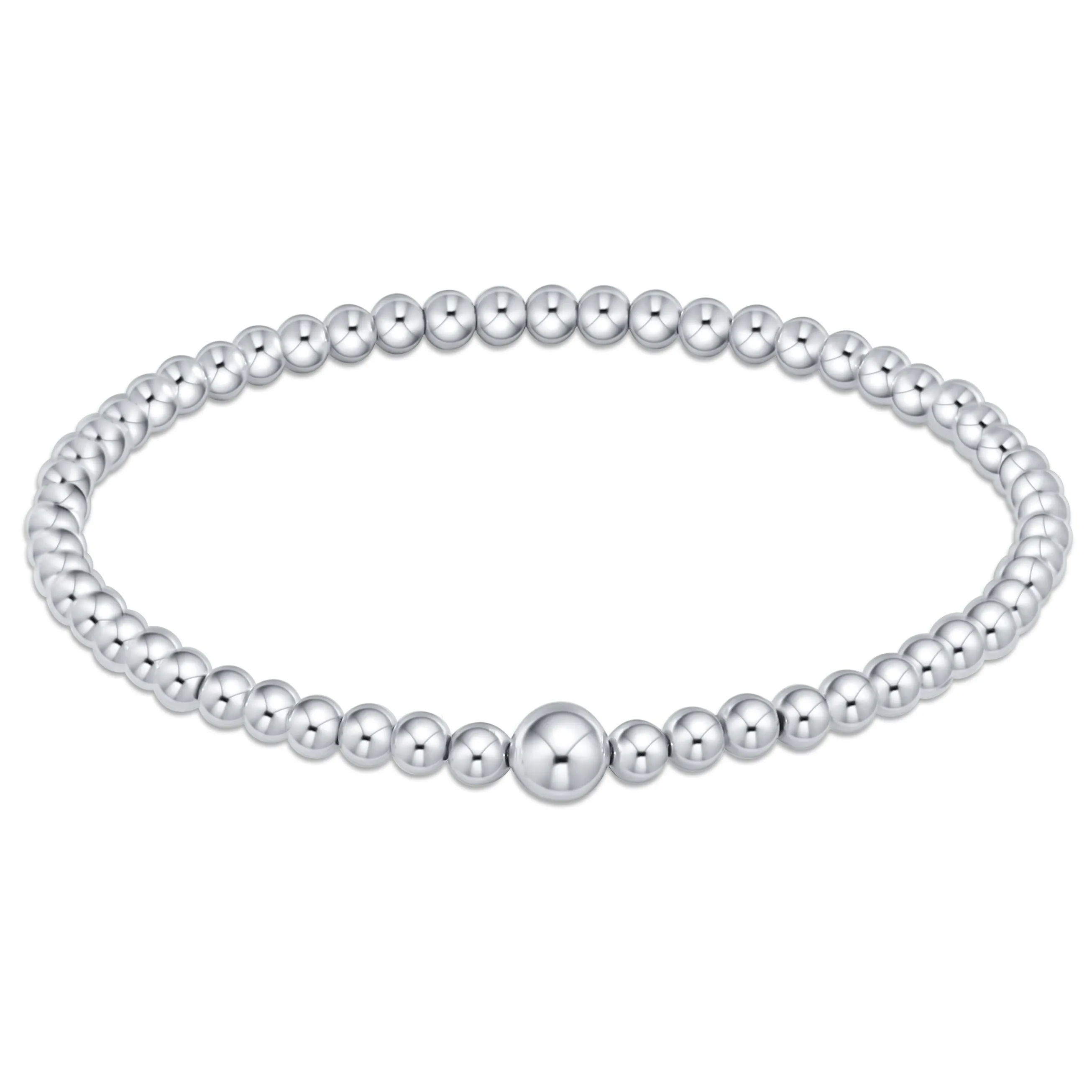 Classic Sterling 4mm Bead Bangle