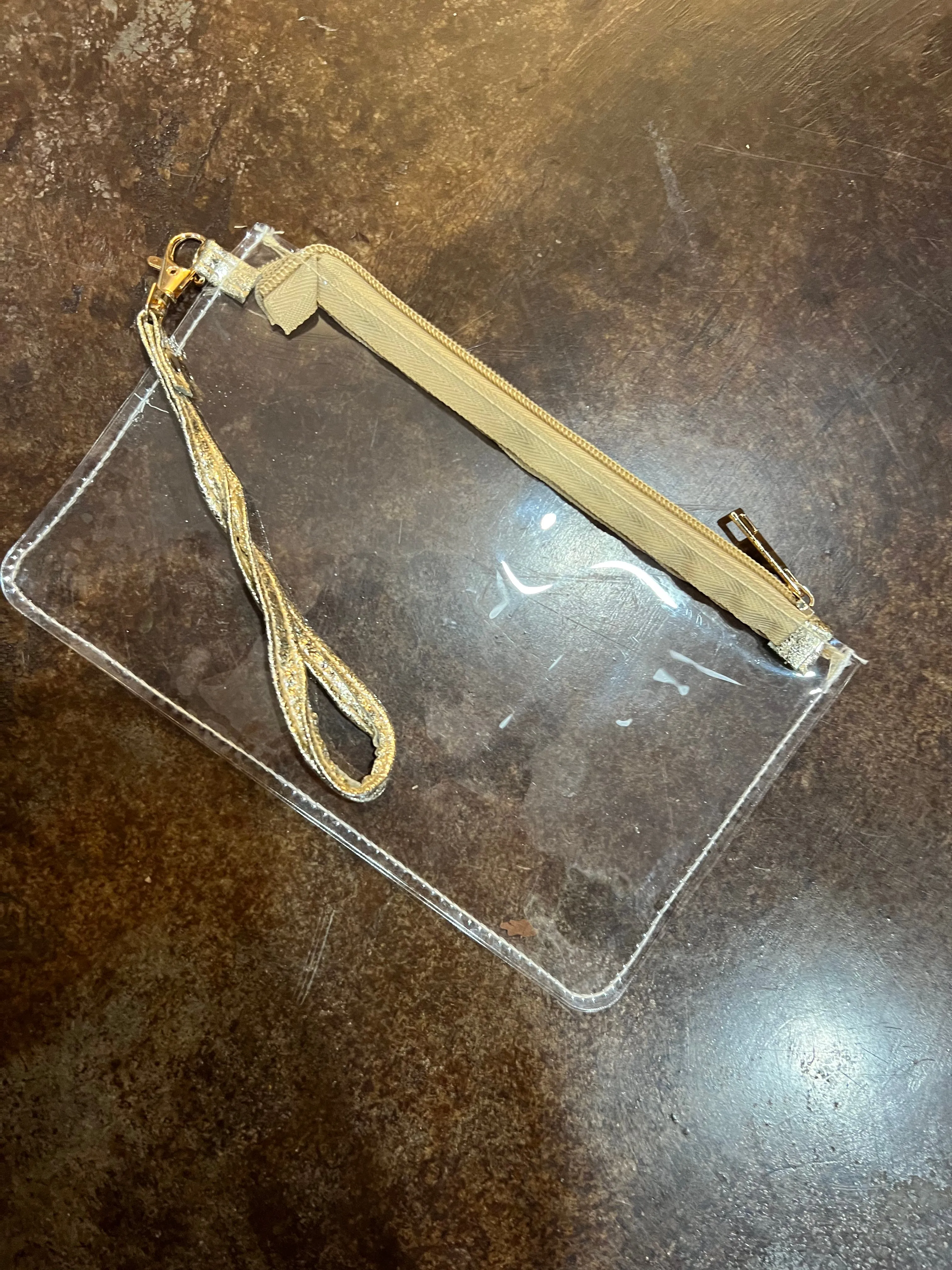 Clear Mini Wristlet