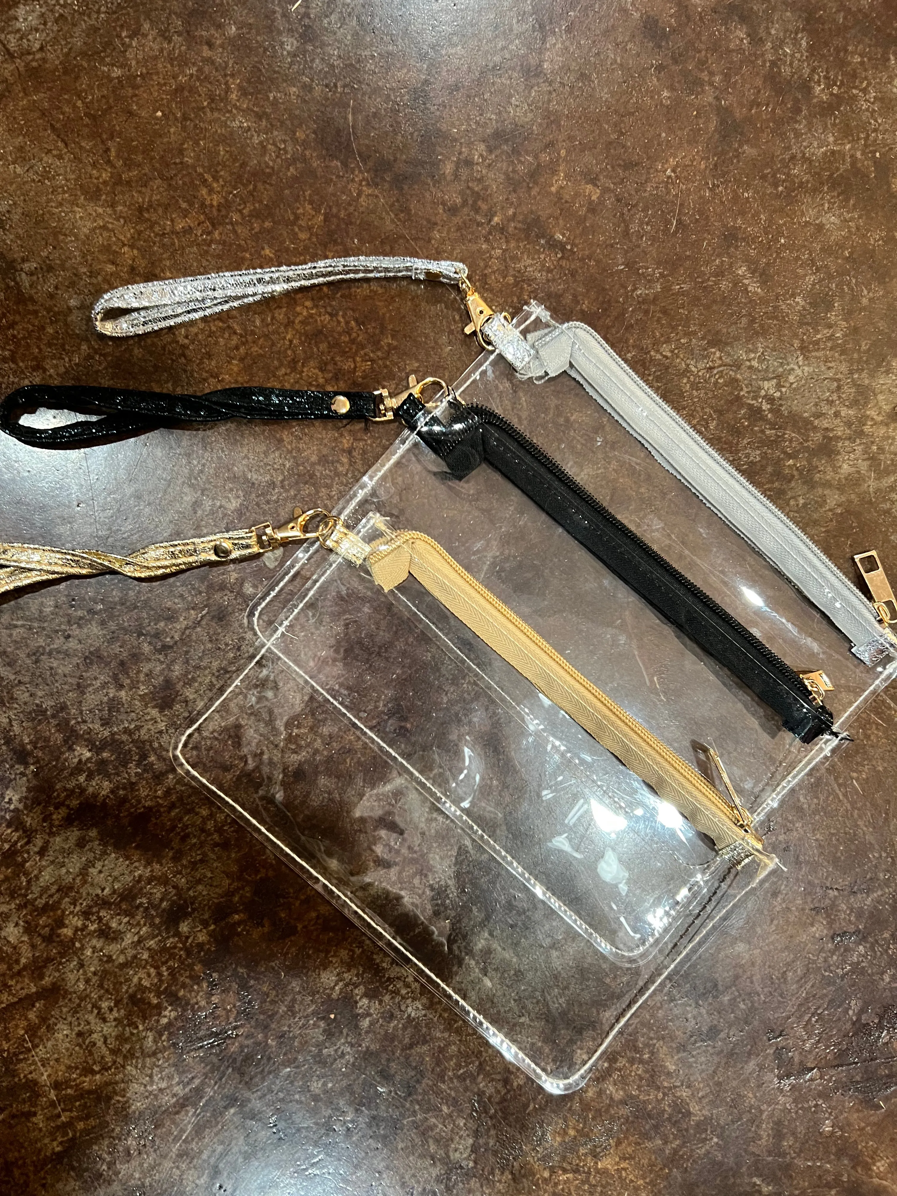 Clear Mini Wristlet