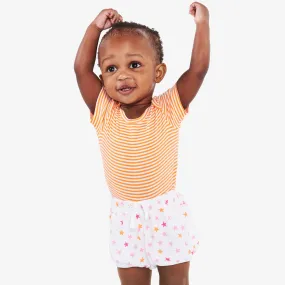 Clearance baby organic bubble short in mini star