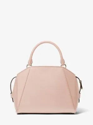 Cleo Medium Saffiano Leather Satchel