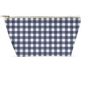 Cosmetic Bag - Gingham Blue