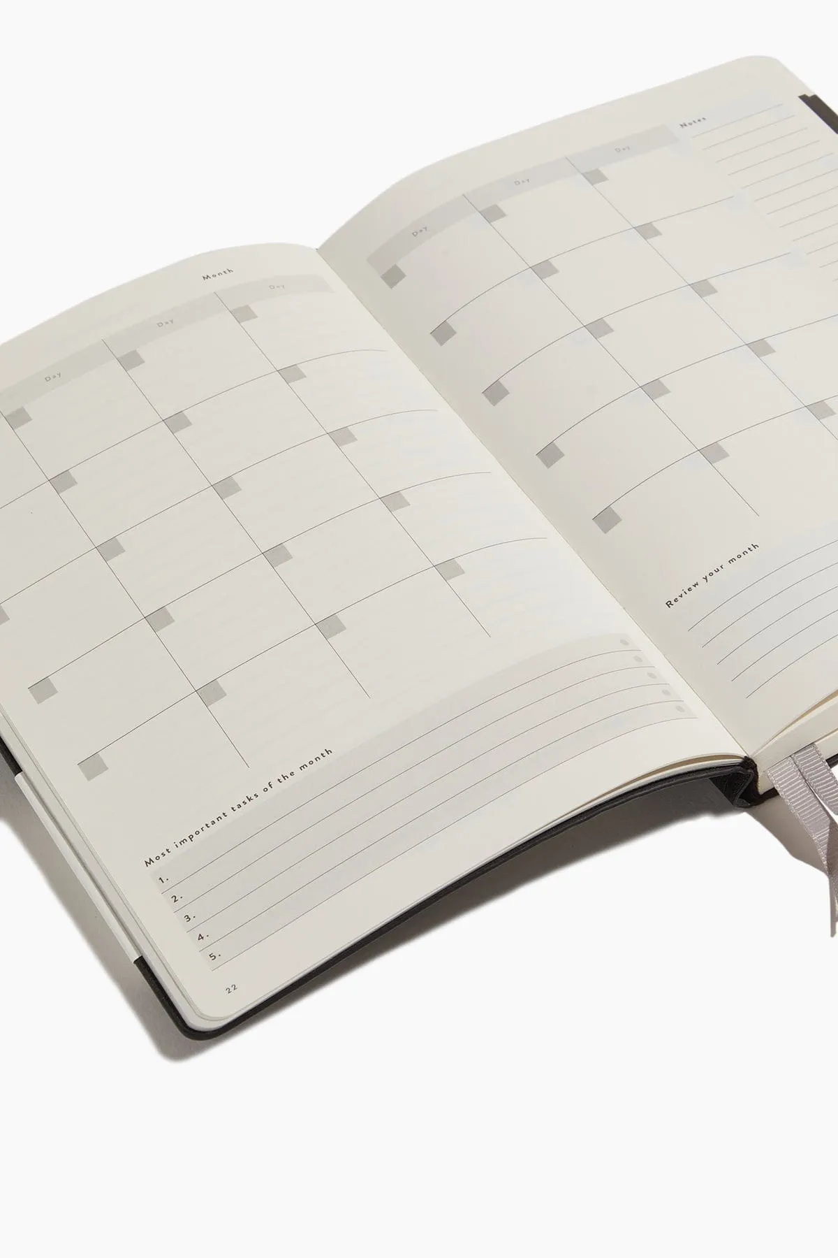 Daily Goal Setter Planner in Black